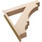 Ekena Millwork 7 1/2-in W x 42-in D x 42-in H Balboa Block Rough Cedar Woodgrain TimberThane Outlooker, Primed Tan OUTUR075X42X42BOA44RCPR - alternate 6